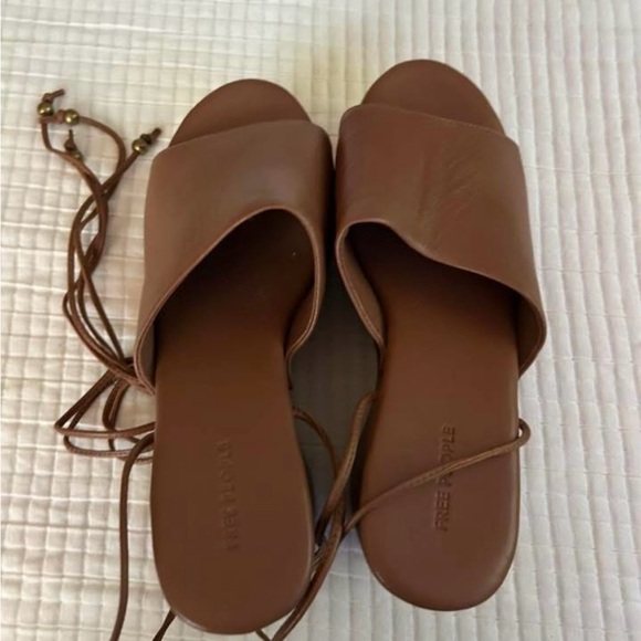 Free People Front Row Wrap Clog - Picture 2 of 3